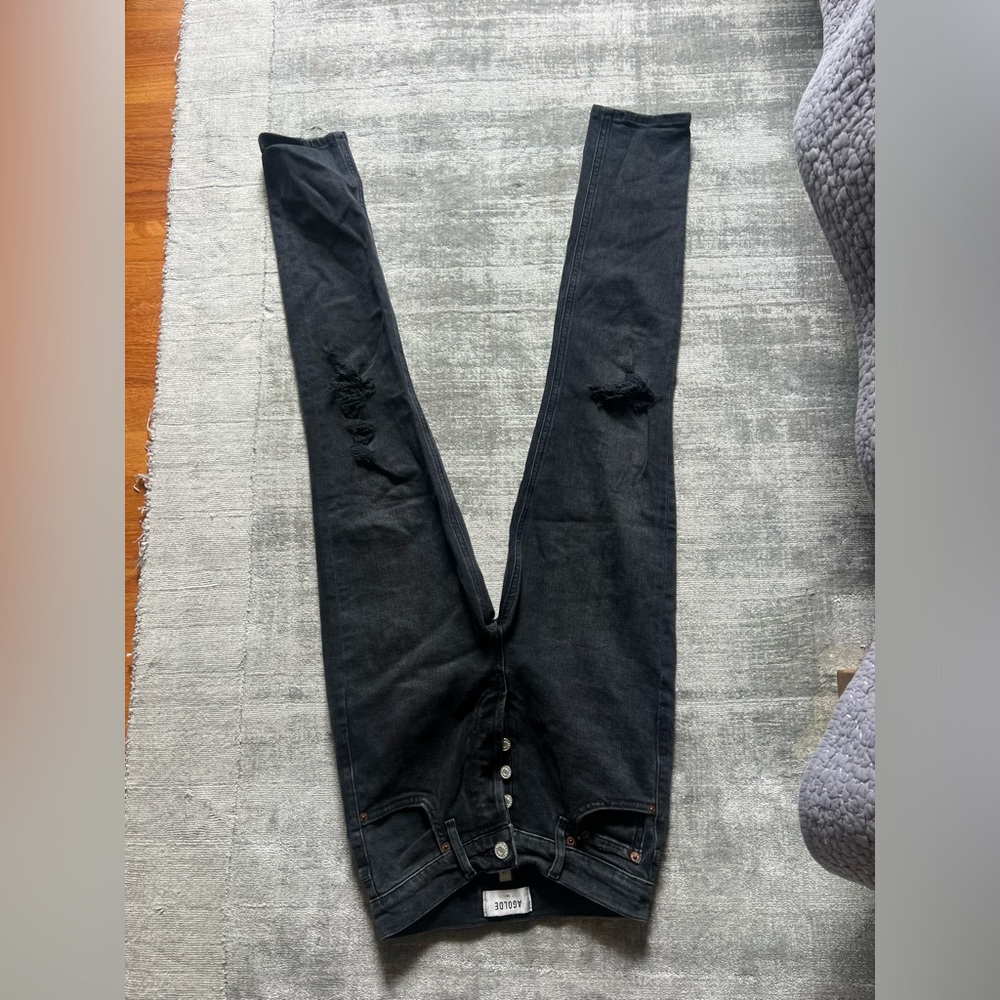 AGOLDE, black jeans